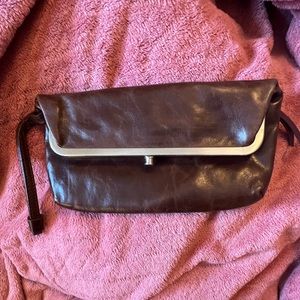 Latico ***Vintage*** distressed leather clutch, circa 2000’s